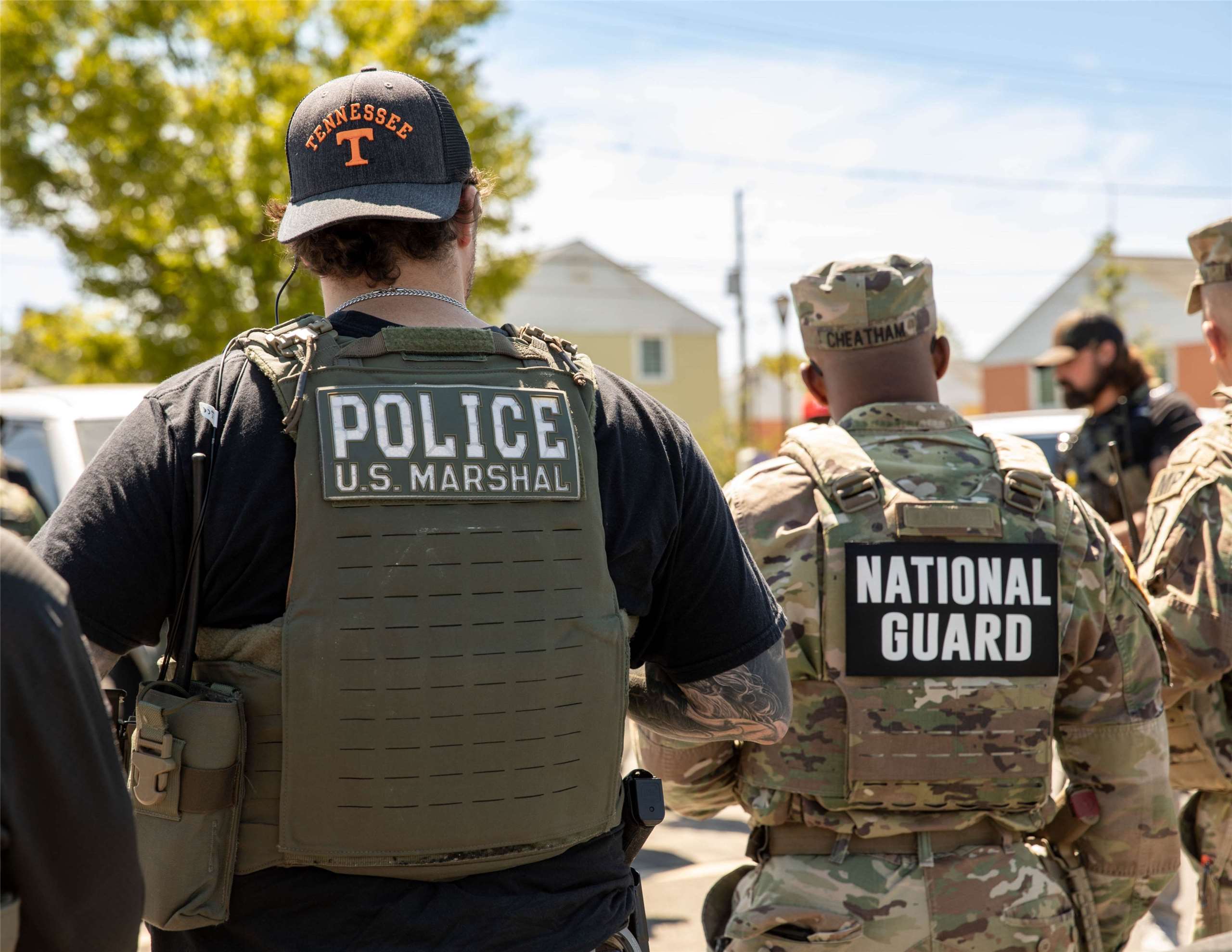 美國總統川普派國民兵進駐華盛頓特區。 (圖:X@DCGuard1802)