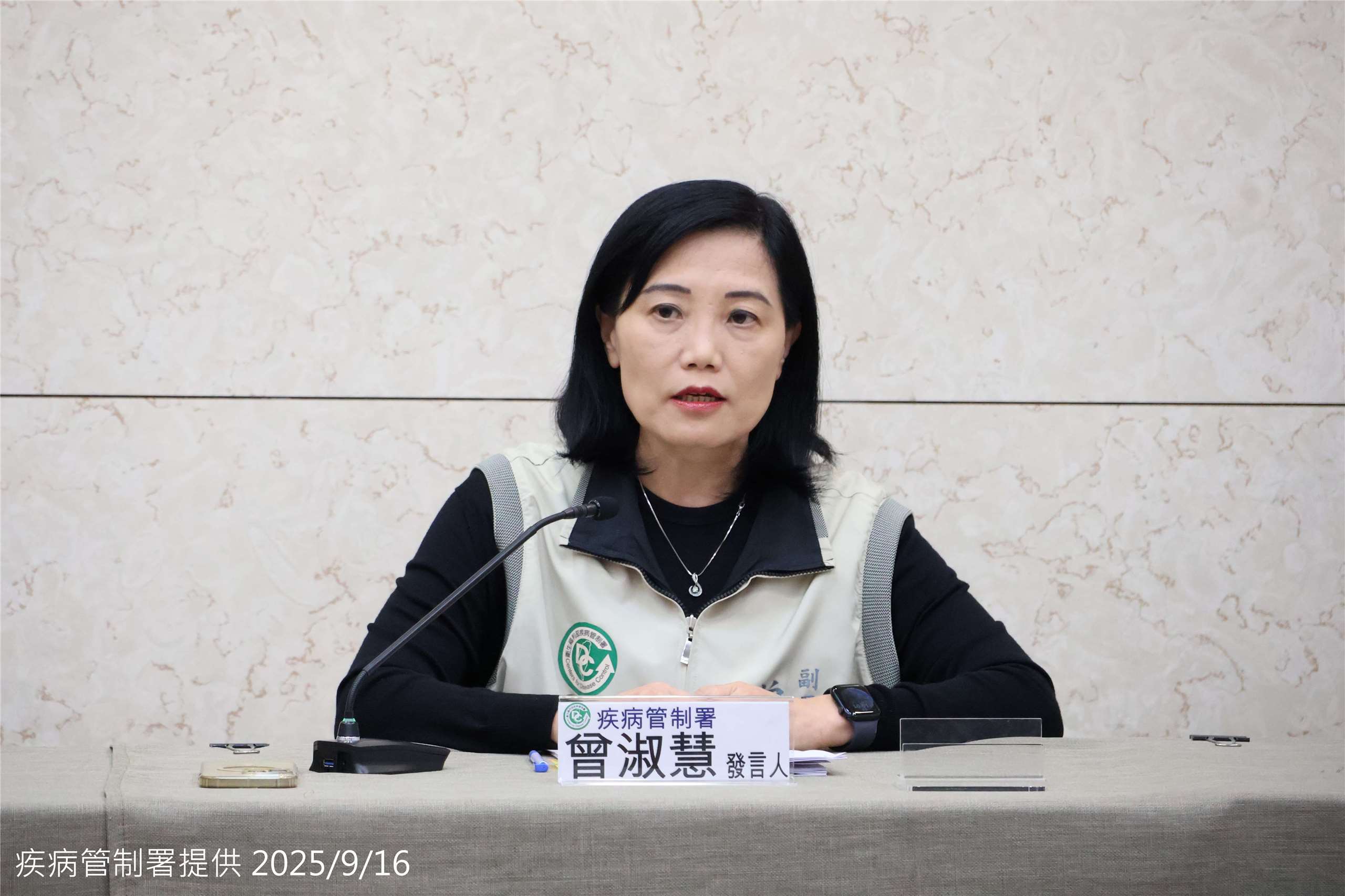 疾管署發言人曾淑慧16日表示，研判本週將進入流感流行期。(疾管署提供)