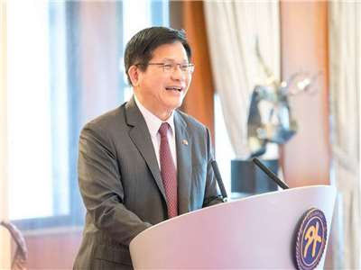 外交部長林佳龍25日款宴加拿大國安事務訪問團時表示，台加是印太地區重要民主夥伴 (圖取自林佳龍臉書)
