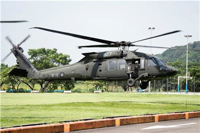 圖為UH-60M黑鷹直升機。資料照。(楊仁翔 攝)