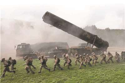 圖為中共解放軍火箭軍操演。(圖取自中國軍網)