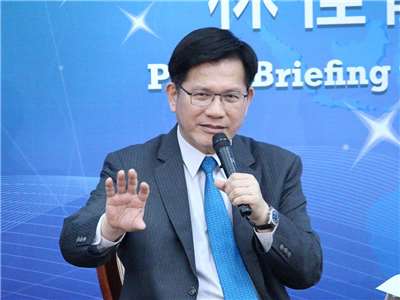 外交部長林佳龍在接受外媒專訪時表示，台灣人民應向烏克蘭學習，具備保衛家園的決心及能力 (央廣檔案/記者王照坤 攝)