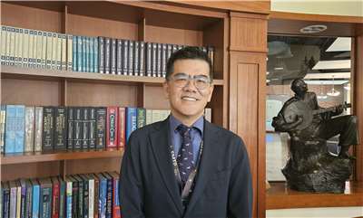 台大醫院雲林分院院長馬惠明。(劉品希 攝)