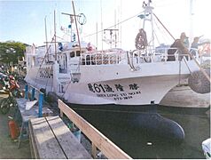 東港籍漁船「勝隆漁61號」在關島公海失聯，漁業署已洽請外交部及國家搜救指揮中心尋求漁船失聯海域鄰近國家協尋，並協調失聯海域附近台灣漁船幫忙。（漁業署提供）