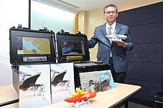 台船董事長陳政宏17日上午在台北，與媒體見面座談，說明台船近期業務動態。
