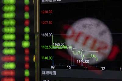 台北股市26日開低走低，電子、金融及傳統產業股同步下挫 。(中央社)