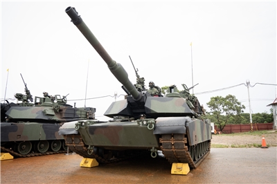 我國向美採購、號稱「地表最強」的M1A2T戰車，將在國防工業展登場。資料照片(楊仁翔 攝)
