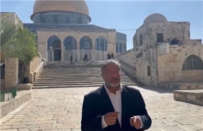 以色列極右派國家安全部長班吉維爾(Itamar Ben Gvir)。資料照。(圖:翻拍自X@itamarbengvir)