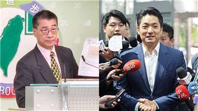 民進黨秘書長徐國勇(左)近來與台北市長蔣萬安(右)因台灣光復節議題多次隔空互槓。資料合成照。(圖：中央社)