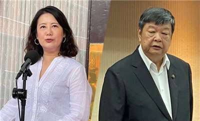 民進黨立委吳思瑤(左)、國民黨立委陳雪生(右)。合成資料照。