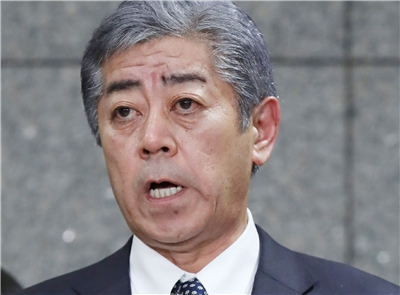 日本外務大臣岩屋毅(Takeshi Iwaya)。(AFP)