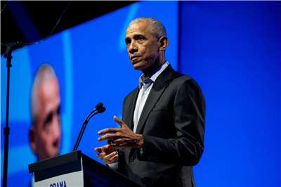 美國前總統歐巴馬(Barack Obama)。(資料照片)