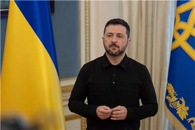 烏克蘭總統澤倫斯基(Volodymyr Zelensky)。