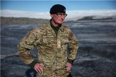丹麥北極司令安德森（Soren Andersen）(圖)表示，美軍並未受邀參加北極之光2025軍演。