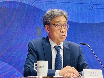 農業部長陳駿季25日出席行政院會後記者會。(鄭佑漢 攝)