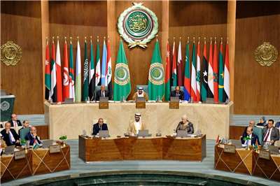 阿拉伯聯盟4日在埃及首都開羅召開外長會議。(X平台)