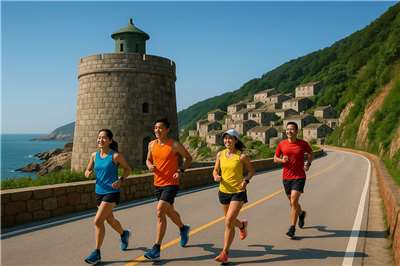 馬祖馬拉松地形高低起伏較大，具有挑戰性