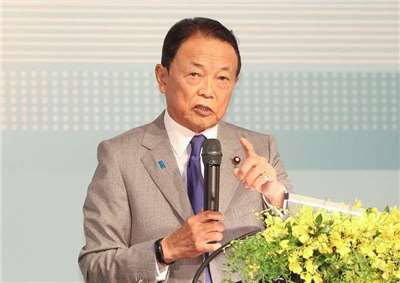 前日本首相暨自民黨最高顧問麻生太郎。(檔案照)