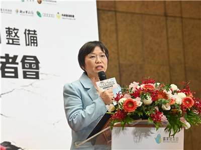 國家防災日活動啟動，內政部長劉世芳致詞。(內政部官網)