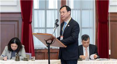 衛福部長石崇良出席「健康台灣推動委員會第五次會議」。(圖：總統府)