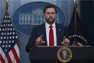 美國副總統范斯(JD Vance)。資料照。