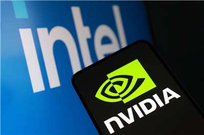 輝達(NVIDIA)宣布入股英特爾(Intel)。(路透社/達志影像)