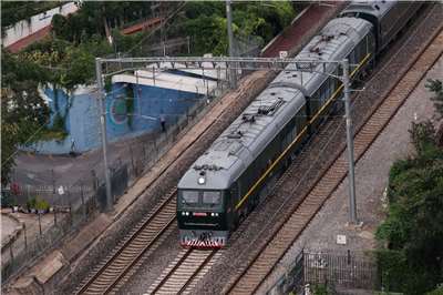 9月2日，一列據信載有北韓領導人金正恩的列車抵達北京。