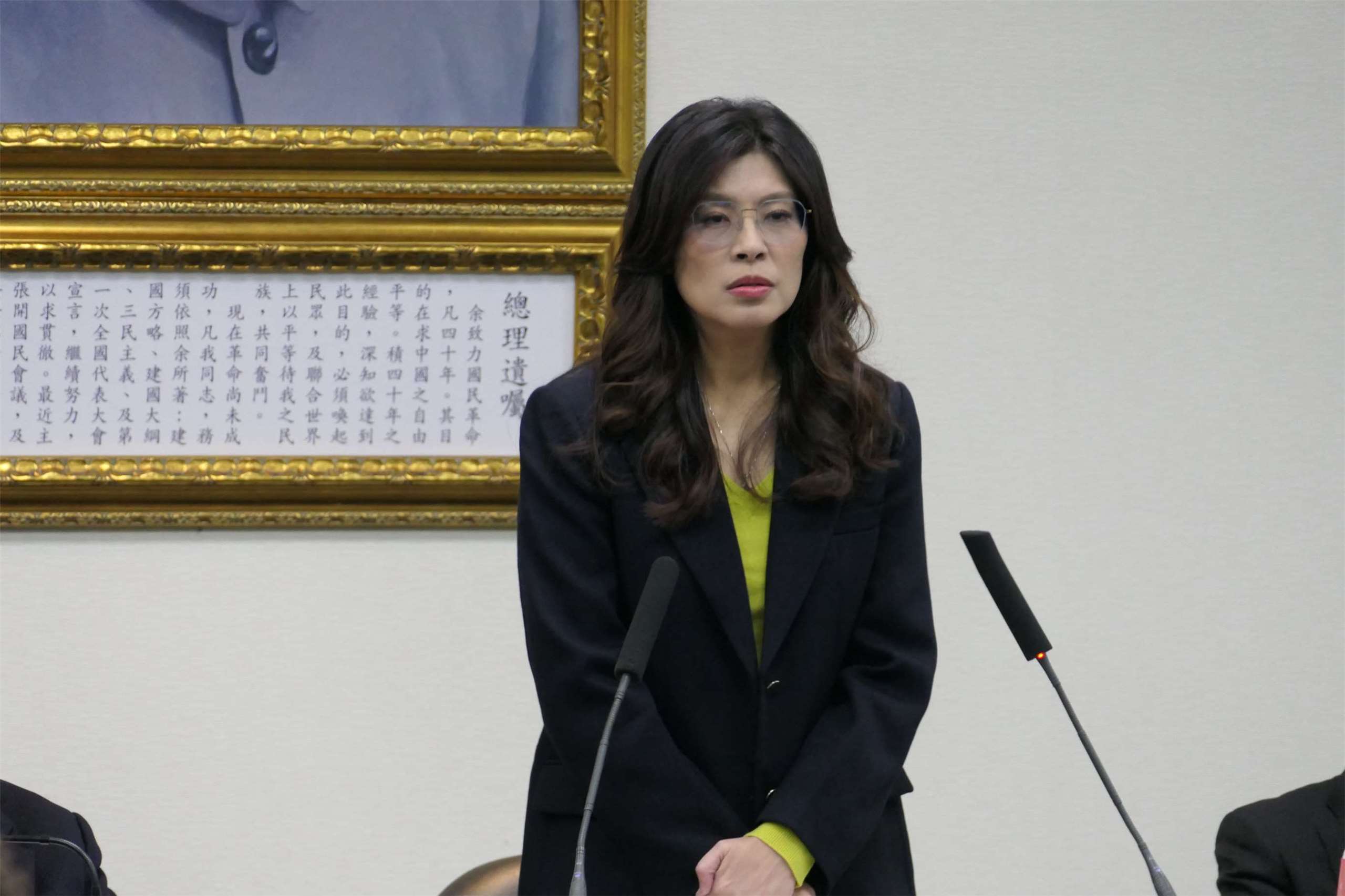 國民黨主席鄭麗文。(趙婉淳 攝)