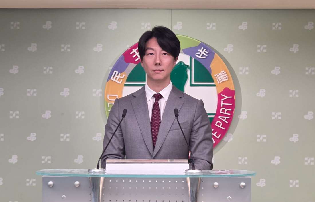 民進黨發言人吳崢。資料照。(劉玉秋攝)