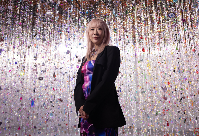 DD
蜷川實花展台北開幕記者會（1）
沉浸式藝術體驗展「蜷川實花展 with EiM：彼岸之
光，此岸之影」16日在台北舉行開幕記者會，藝術家
蜷川實花（圖）表示，非常開心能將作品帶到台北，
希望透過光、影與色彩，讓觀眾在展覽中找到屬於自
己的情感共鳴。
中央社記者趙世勳攝　115年1月16日
