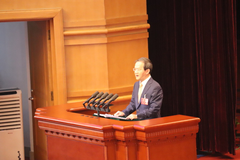 北京市第16屆人民代表大會第四次會議25日上午舉行，由北京市市長殷勇做政府工作報告。