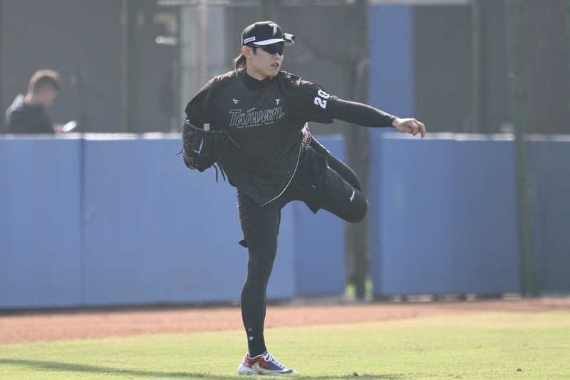 世界棒球經典賽（WBC）台灣隊持續在國訓中心集訓，35歲投手「歐吉桑」陳冠宇（圖）27日報到、加
入集訓。資料照片。(中華職棒提供）

