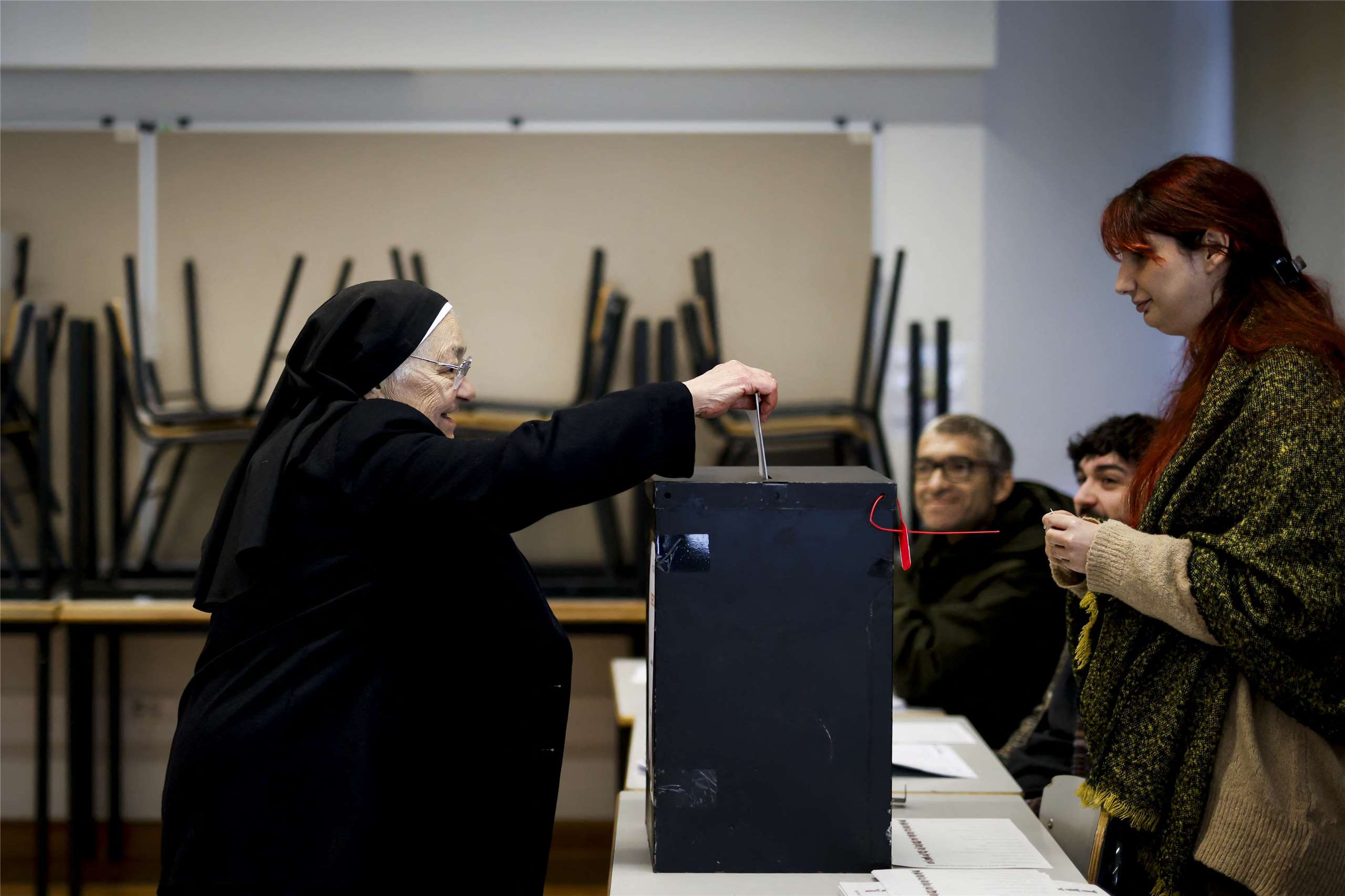 葡萄牙18日舉行總統大選首輪投票。 (AFP)