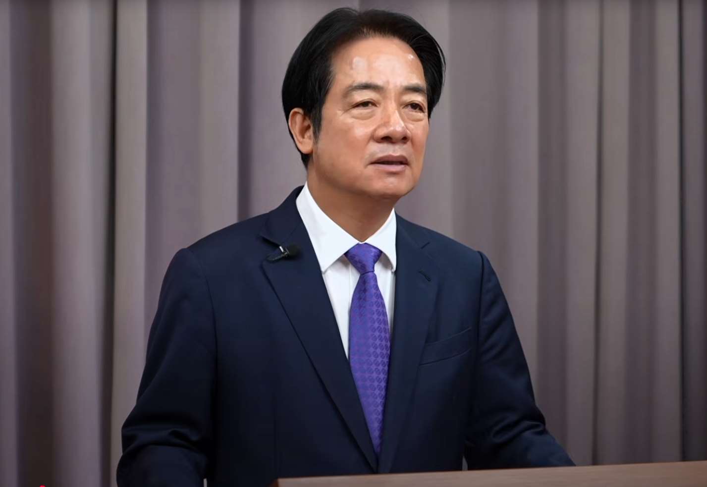 賴清德總統以錄影方式為「日台防災論壇」致詞。(圖：總統府)