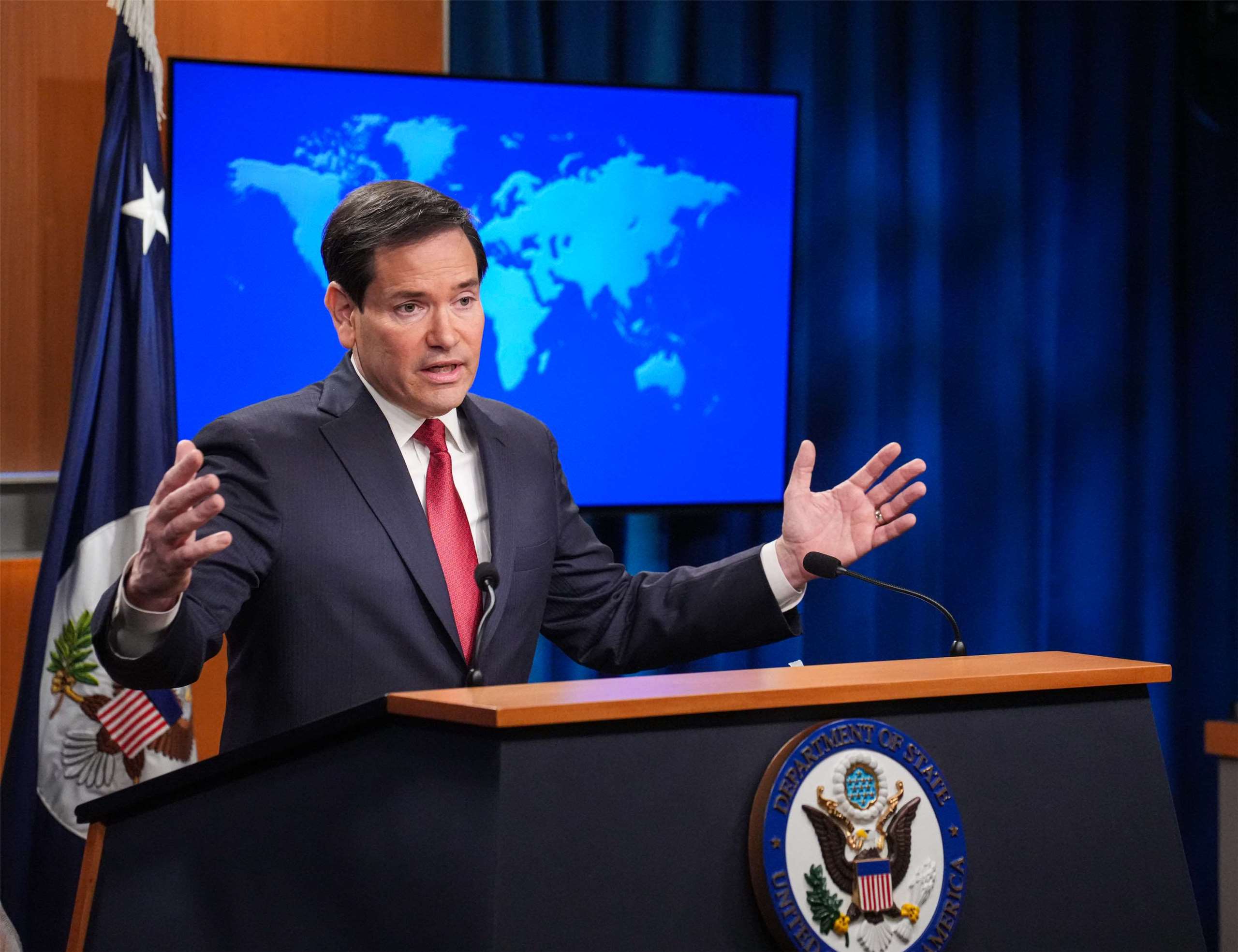 美國國務卿盧比歐(Marco Rubio)。 (圖:美國國務院)