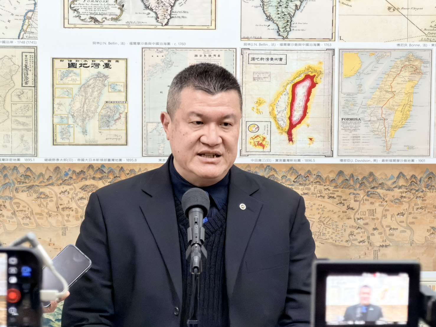 內政部次長馬士元。(鄭佑漢 攝)