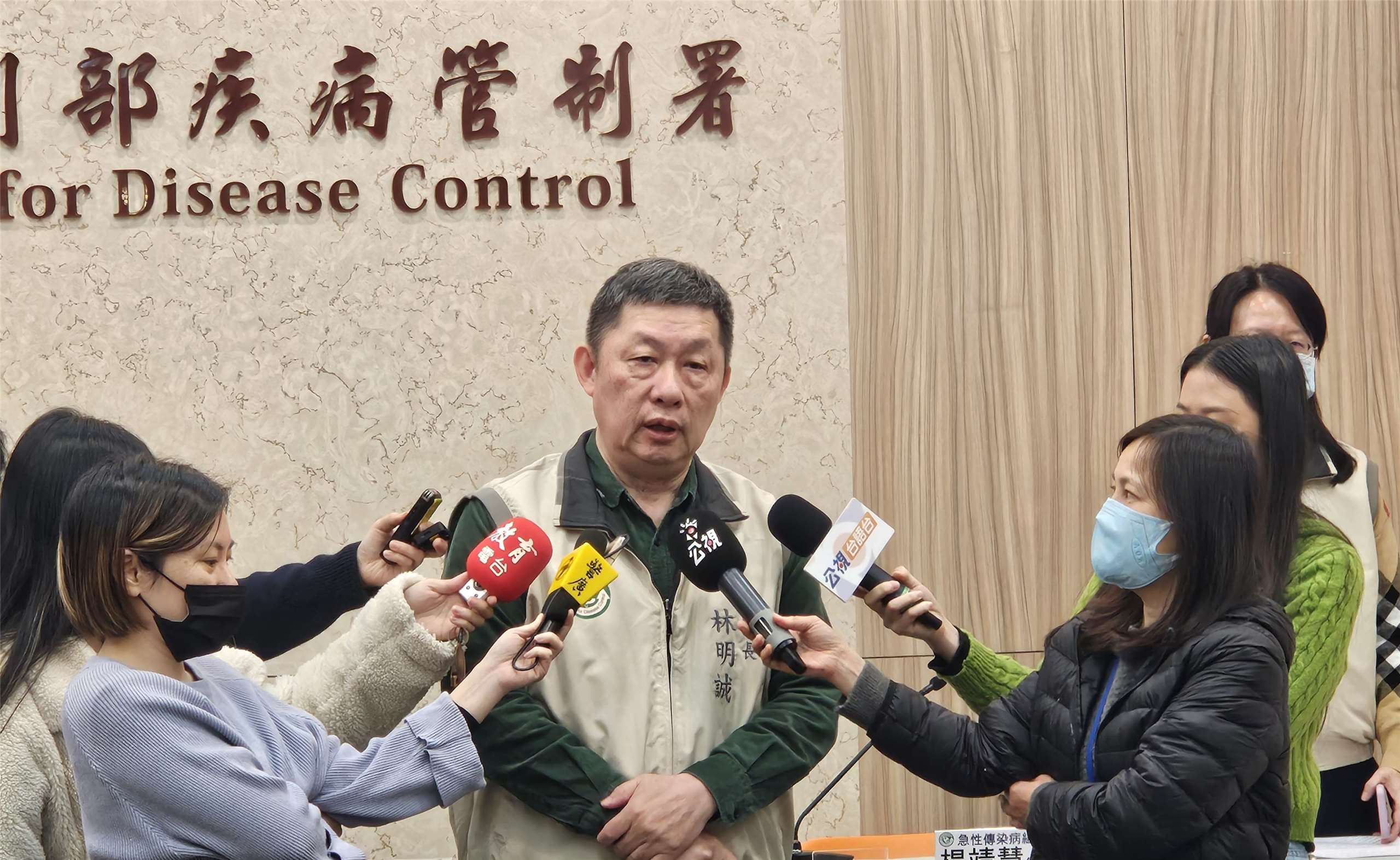 疾管署發言人林明誠。資料照。(劉品希 攝)