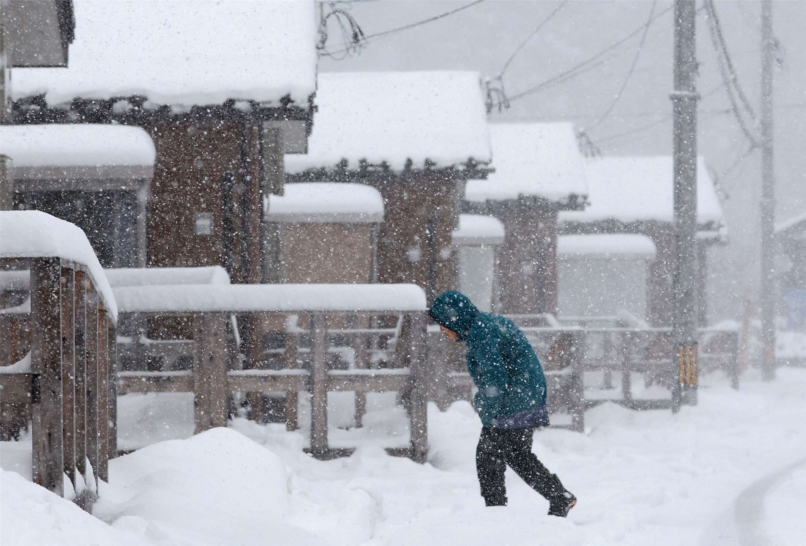 日本迎接入冬最強寒流，大雪與嚴寒氣溫持續至25日。(檔案照)