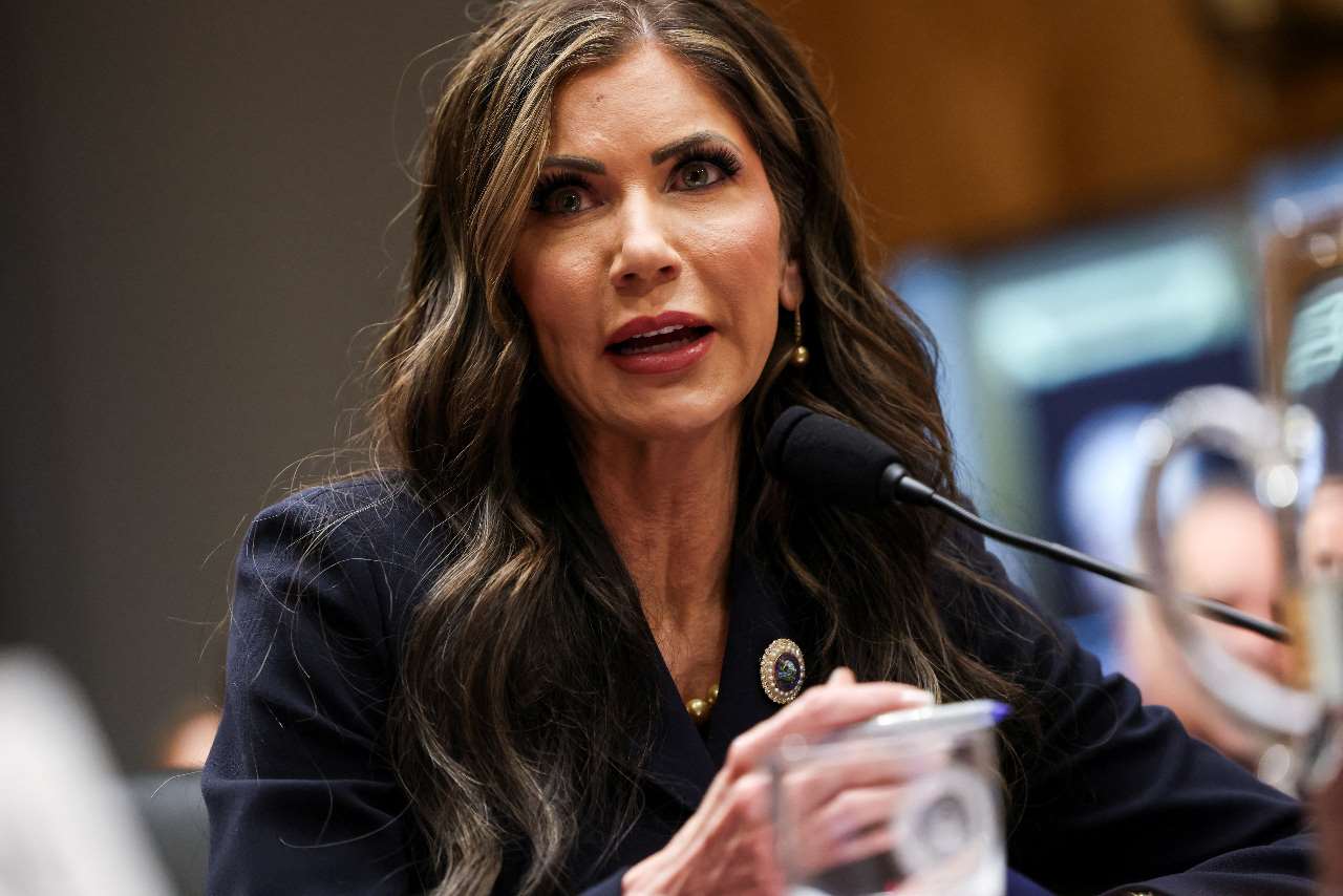 美國國土安全部長諾姆(Kristi Noem)。資料照片。