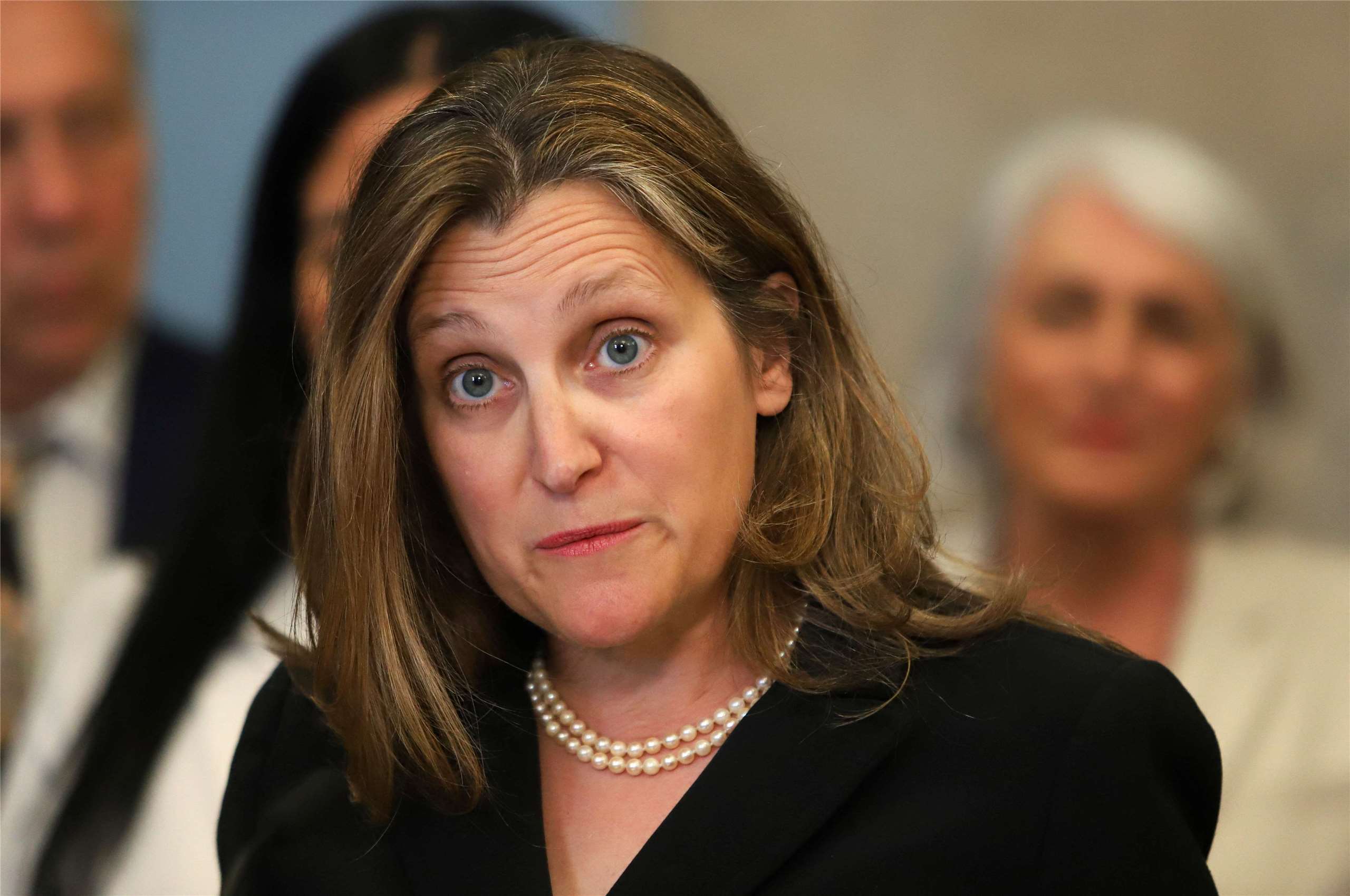 加拿大前副總理方慧蘭(Chrystia Freeland)。 (檔案照)