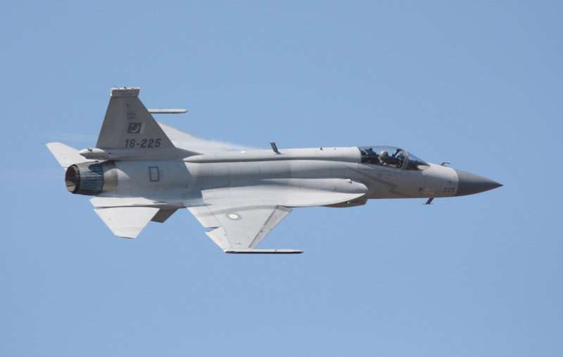 巴基斯坦JF-17戰機。資料照。