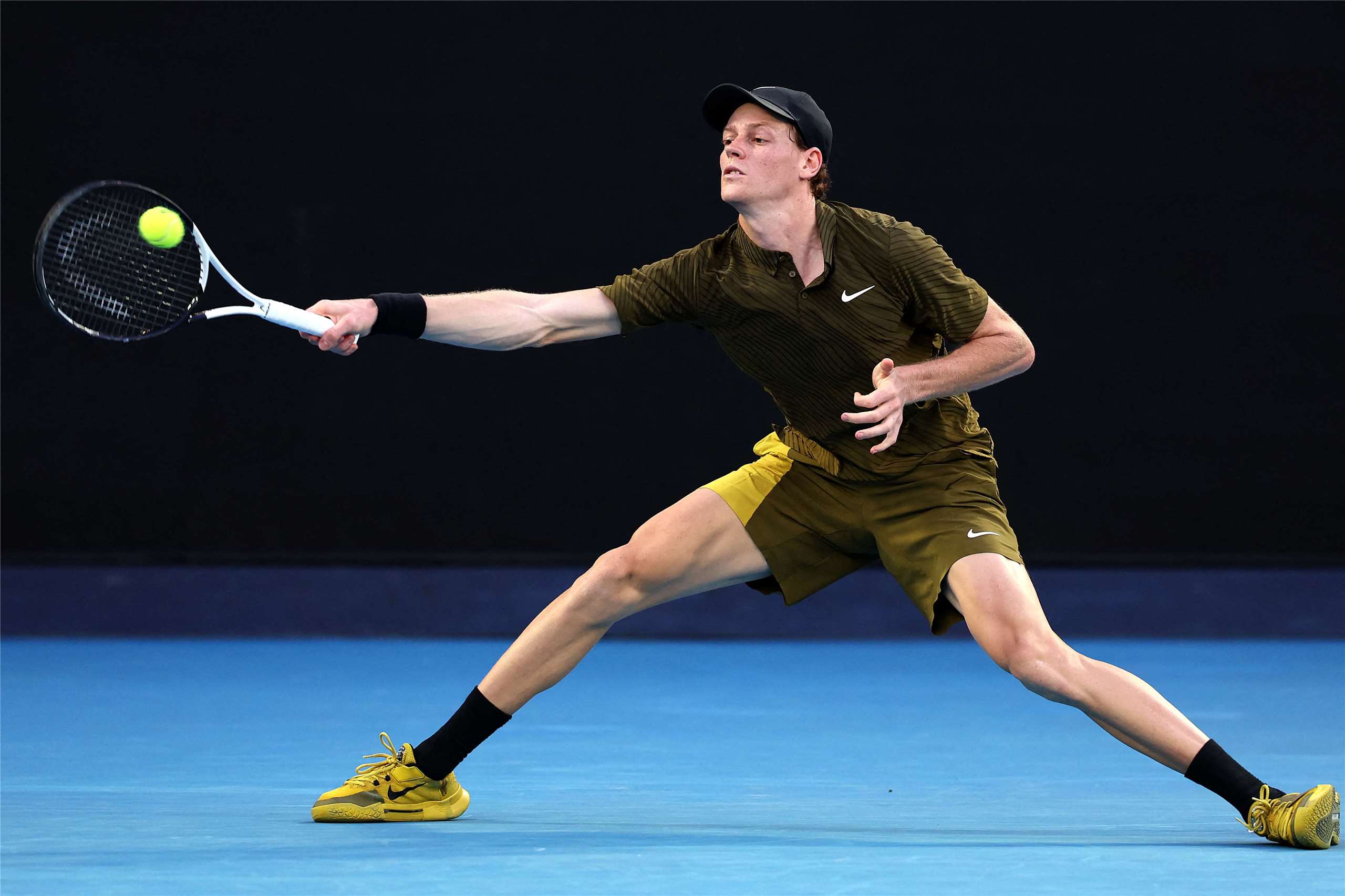 義大利球王辛納(Jannik Sinner)澳網首輪過關。 