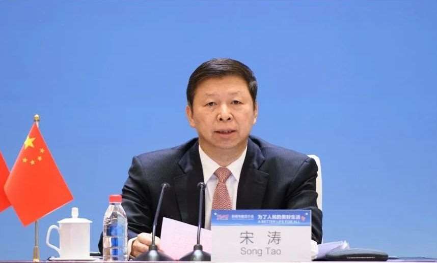 中國國台辦主任宋濤。 資料照片（圖:翻攝自中共中央對外聯絡部）