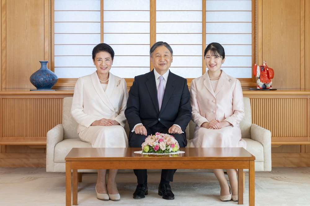 日皇德仁1日發表新年感言。 (圖:日本宮內廳)