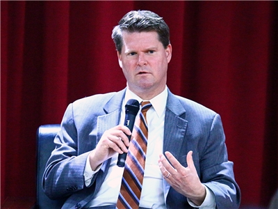 美國國防部印太安全事務前助理部長薛瑞福(Randall G. Schriver)。 (央廣檔案)