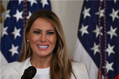 美國第一夫人梅蘭妮亞．川普(Melania Trump)。