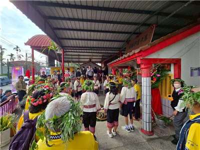 老埤社區的馬卡道夜祭  本照片由林玉美理事長提供