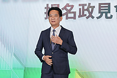 台南市長初選陳亭妃勝出，林俊憲(圖)表態全力支持。資料照。
