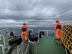 F-16飛官辛柏毅失聯，各單位持續搜救。(海巡署艦隊分署第六海巡隊提供)