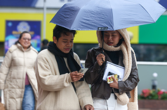 早、晚仍寒冷 白天高溫回到20度以上。